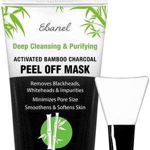 Ebanel Blackhead Remover Charcoal Peel Off Face Mask with Brush, Deep Cleansing